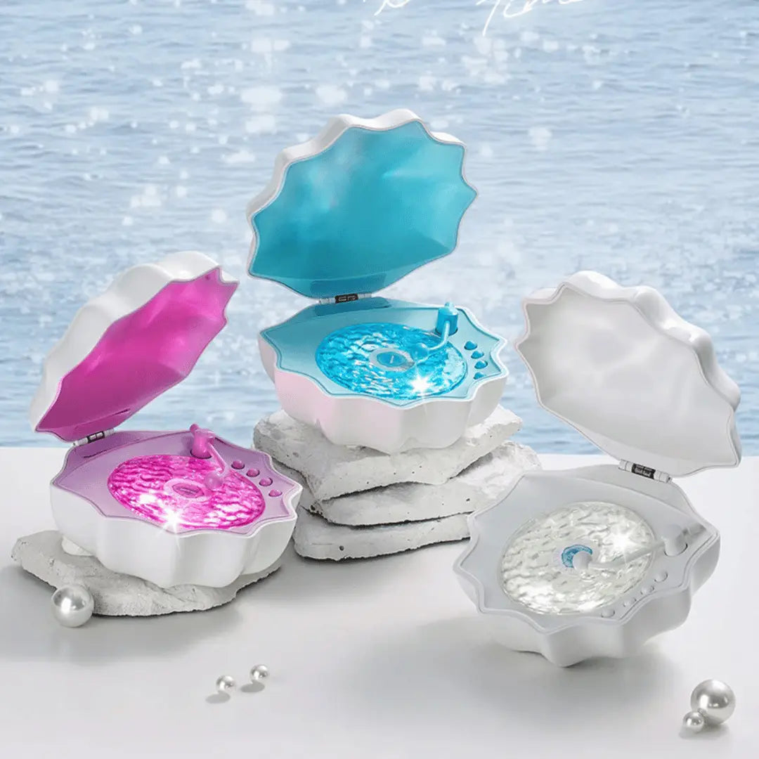 Ocean Wave Clamshell Music Player Jellyflow