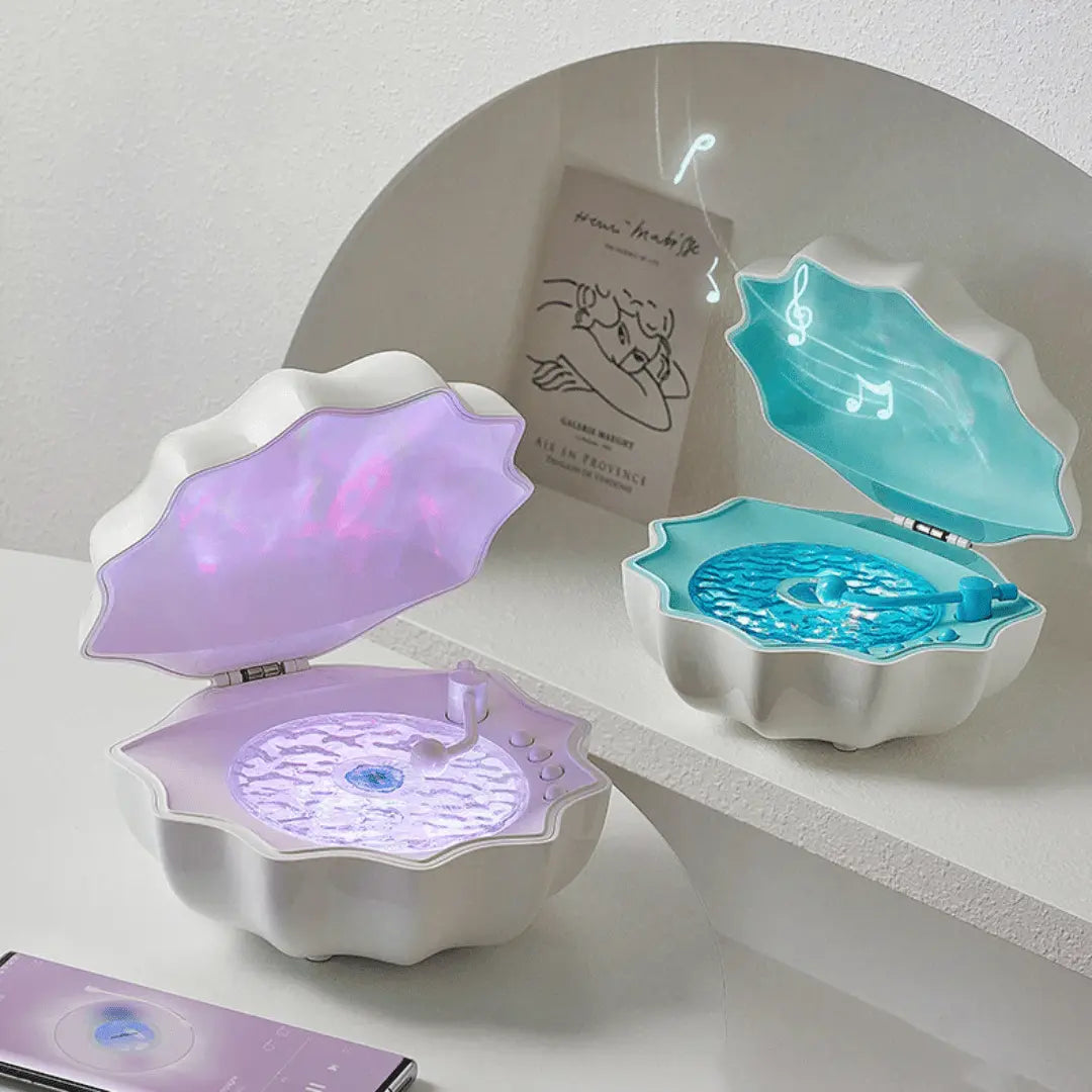 Ocean Wave Clamshell Music Player Jellyflow
