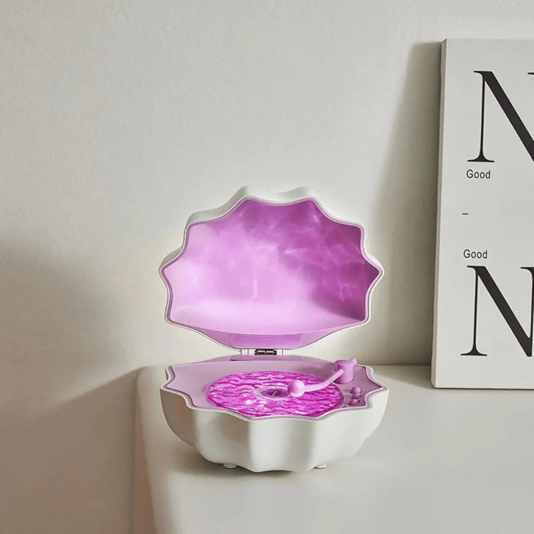 Ocean Wave Clamshell Music Player Jellyflow
